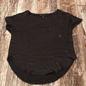 Victorias Secret Silky Pocket Sleep Shirt with gold V